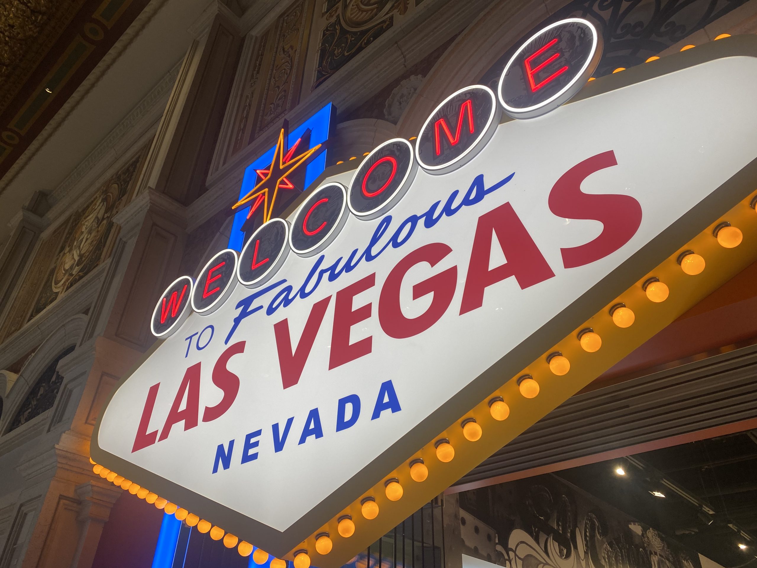 Réplique intérieure du panneau Welcome to Fabulous Las Vegas