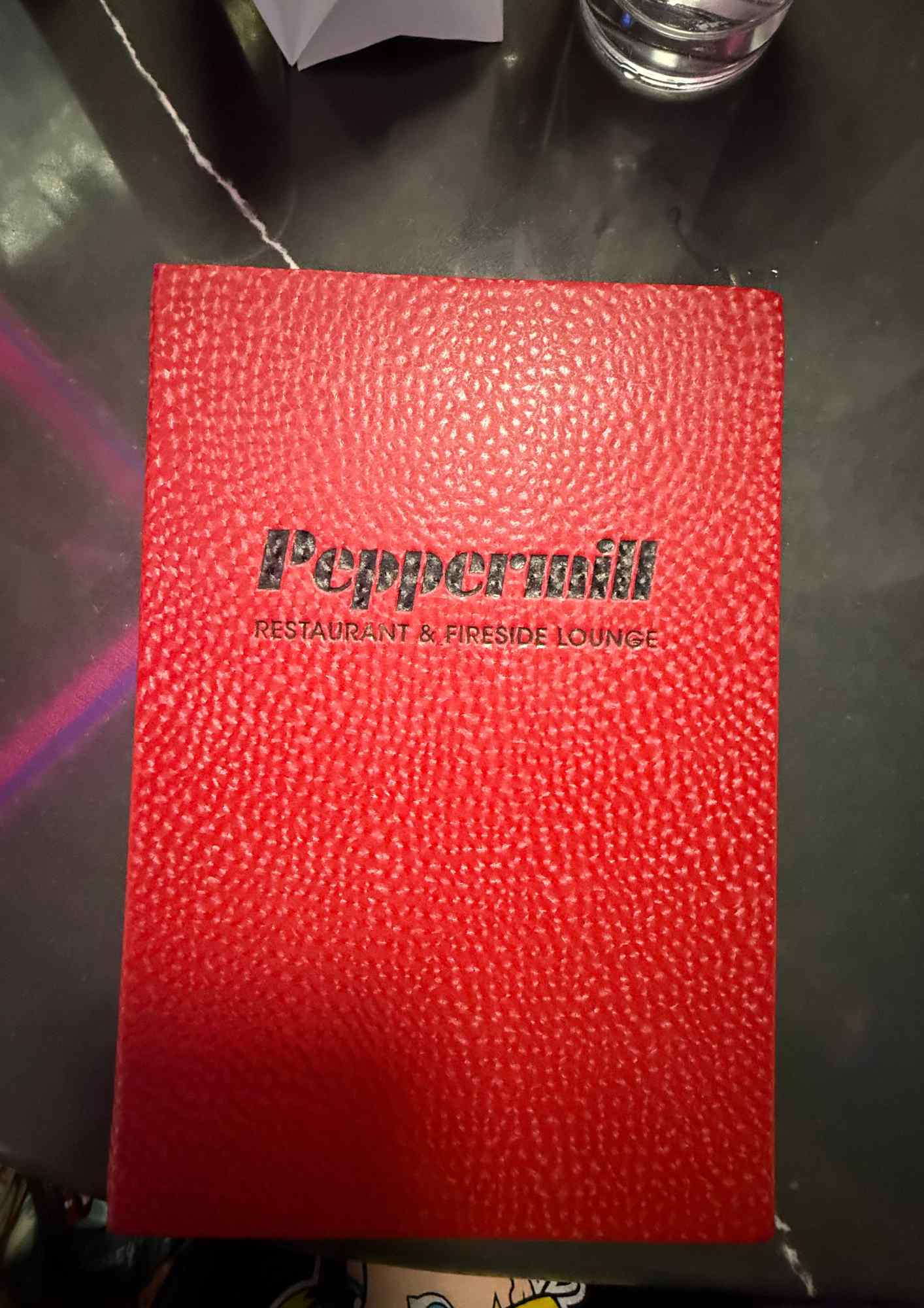 Peppermill Las Vegas – carte rouge du restaurant