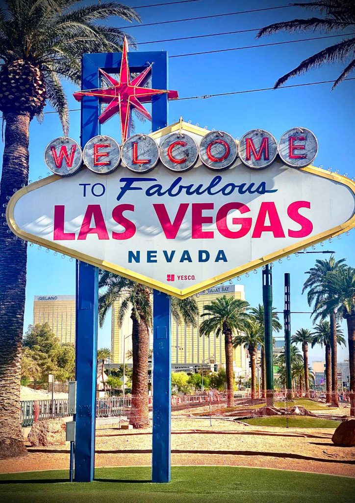 Panneau Welcome to Fabulous Las Vegas en journée