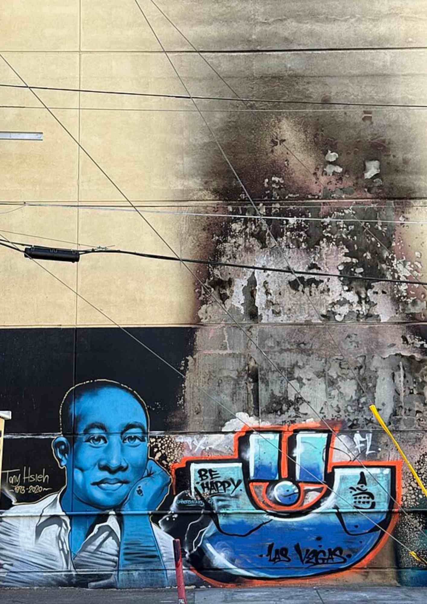 Tony Hsieh mural in 18b Arts District Las Vegas street art