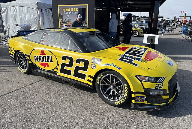 Voiture Pennzoil n°22 au Las Vegas Motor Speedway – Pennzoil 400 Las Vegas 2026
