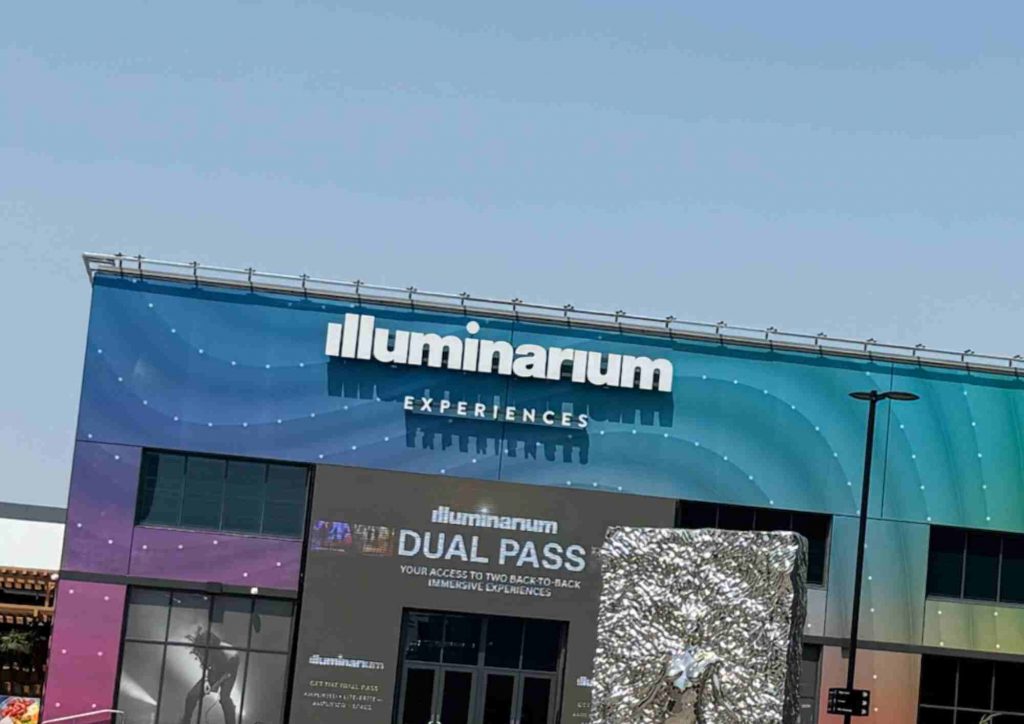 façade Illuminarium à AREA15 Las Vegas
