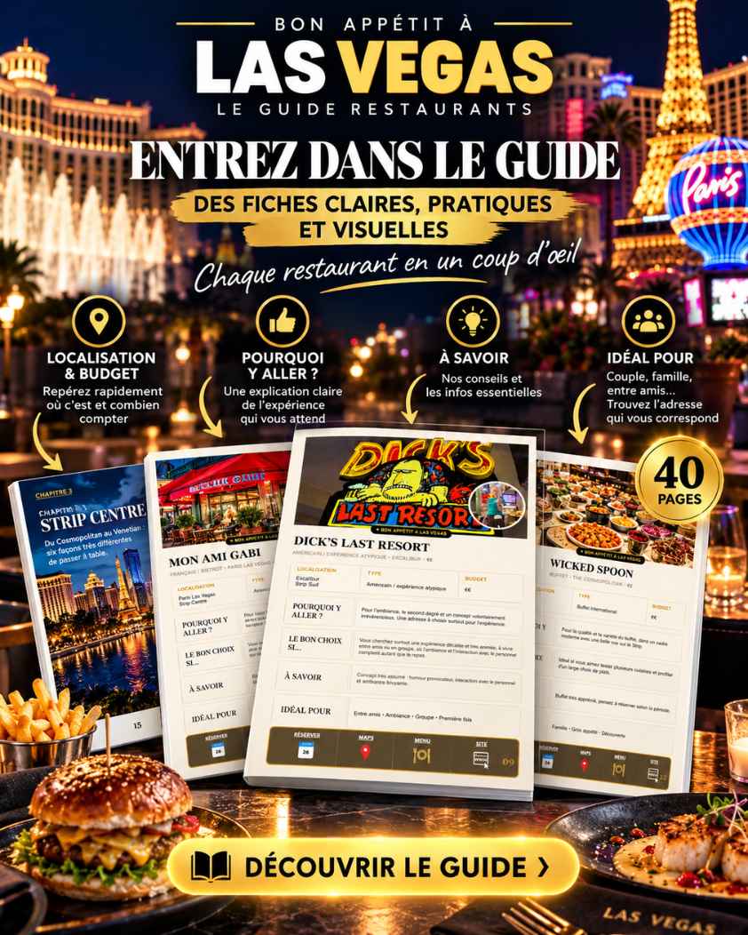 Guide de restaurants à Las Vegas