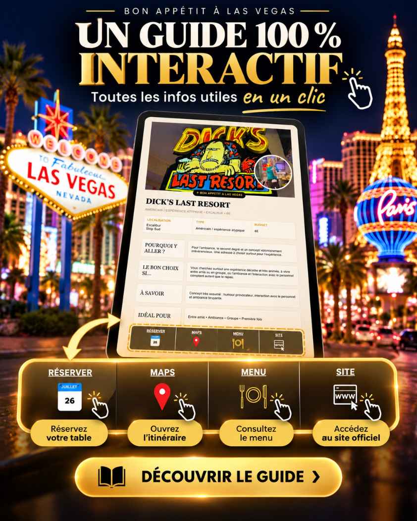 Guide de restaurants à Las Vegas